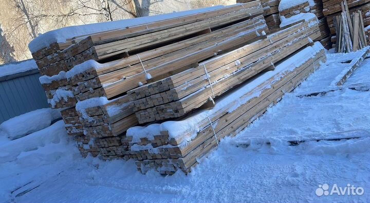 Брус обрезной 100х100х6000мм от производителя