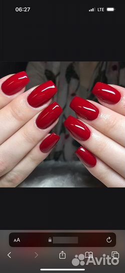 Маникюр гель лак