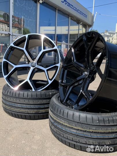 Диски R22 audi Q7 Q8 5/112 Black/BMF
