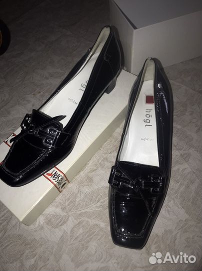Туфли Hogl 34р.натур.кожа