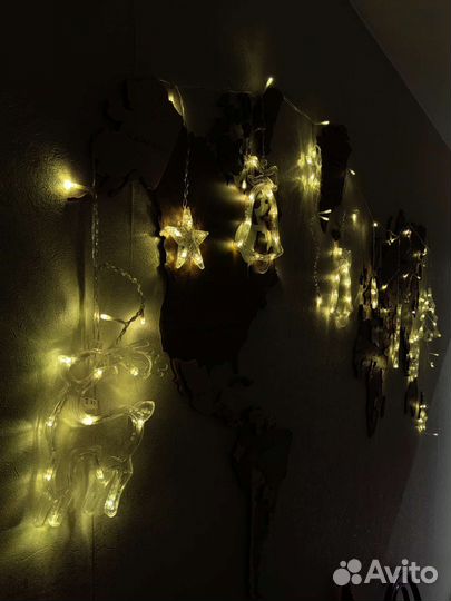 Новогодняя гирлянда с фигурками