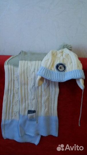 Комплект шапка с шарфом Войчик