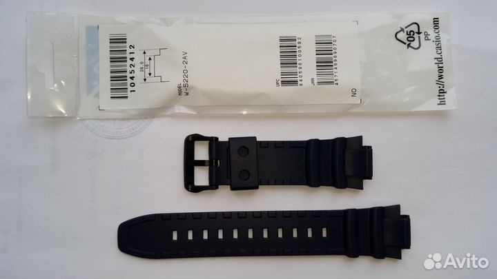 Ремень ремешок Casio W-S220-2A синий оригинал