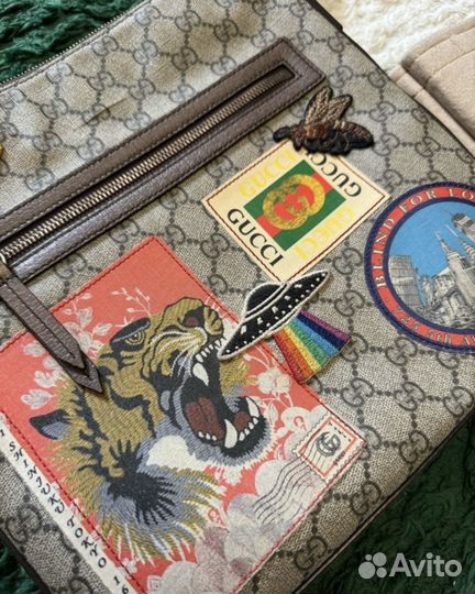 Сумка мессенджер gucci gg supreme