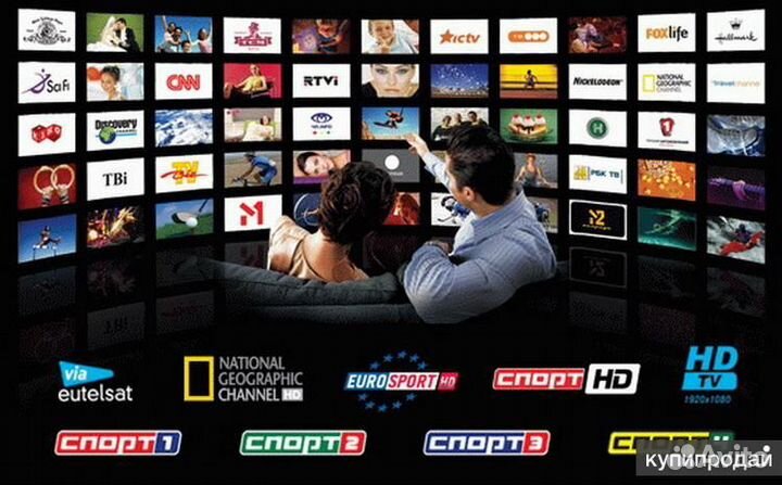 Настройка Smart TV: 960 тв каналов, медиатека