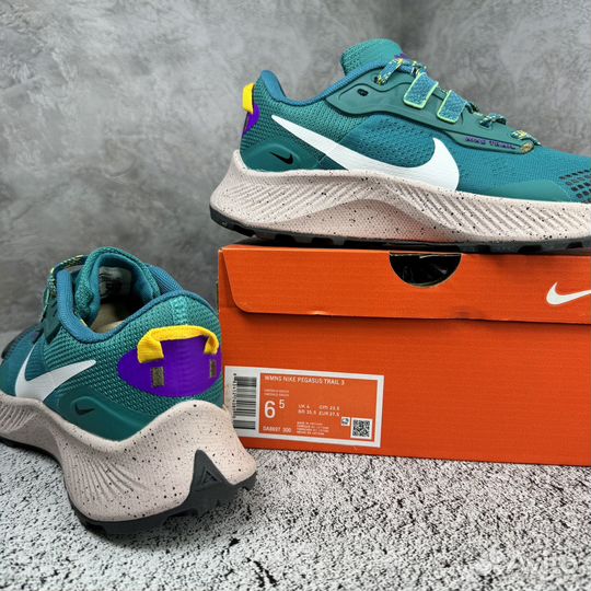 Кроссовки nike pegasus trail 3 зеленые