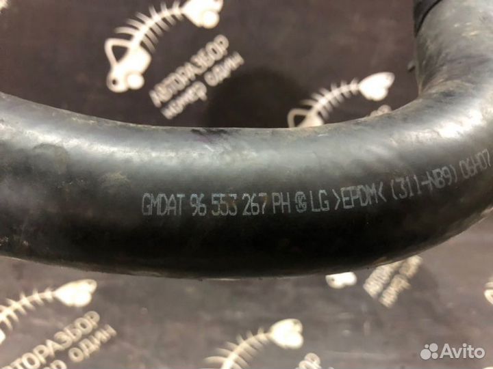 Патрубок радиатора Chevrolet Lacetti хетчбэк 1.6