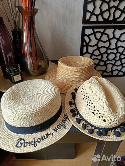 Соломенная шляпка, шляпа, панама на девочку
