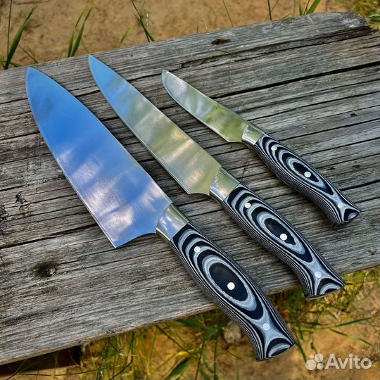 Кухонные ножи (рукоять G10 )