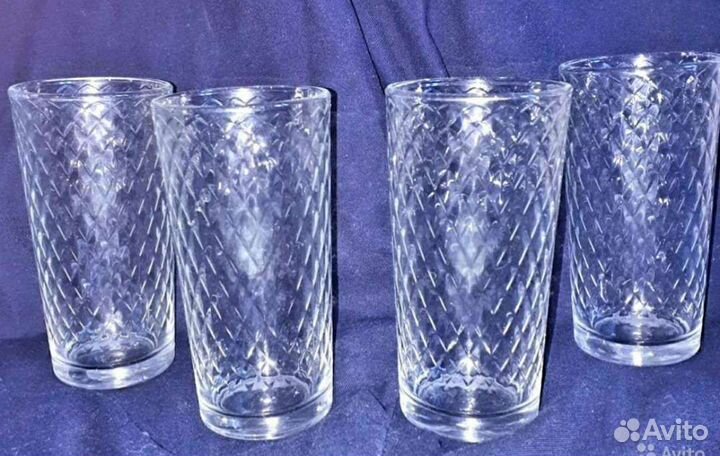 Хрустальные стаканы/рюмки/бокалы Чехия СССР