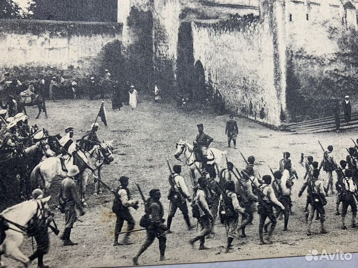 Старинные почтовые открытки Марокко Тунис