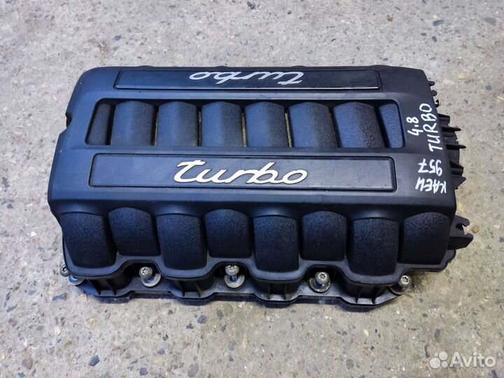 Впускной коллектор Porsche Cayenne 957 4.8 Turbo
