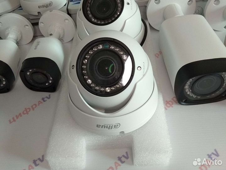 Комплект видеонаблюдения 15 камер Dahua IP66