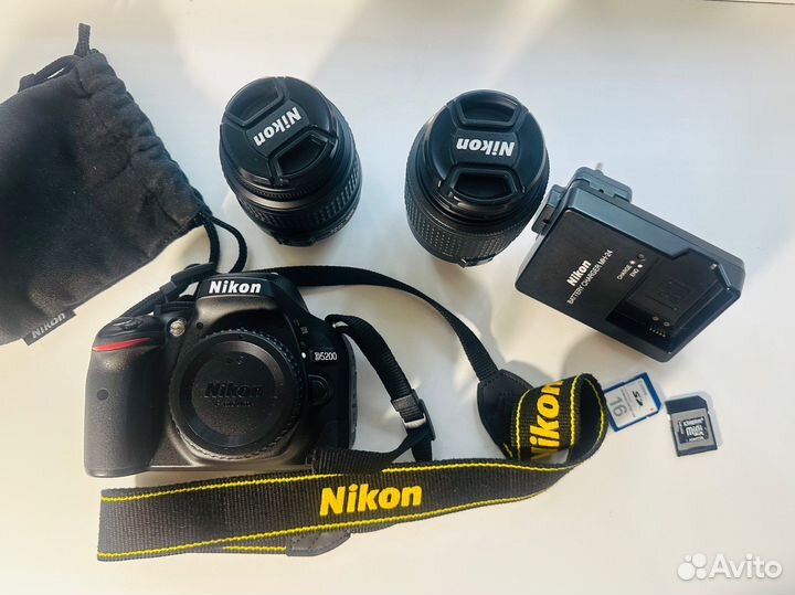Зеркальный фотоаппарат nikon d5200
