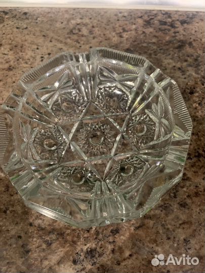 Хрустальная пепельница СССР