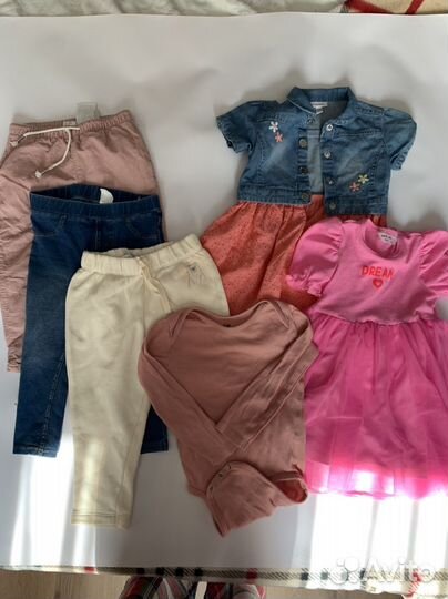Вещи пакетом на девочку 86