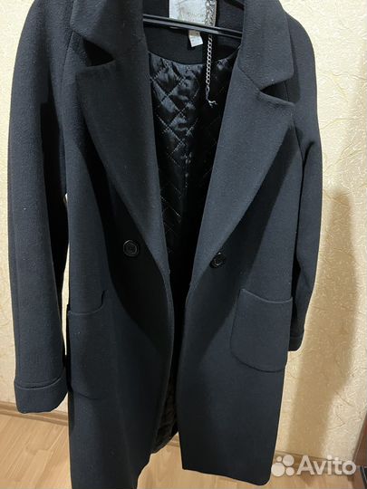 Пальто классическое черное женское,Зимнее
