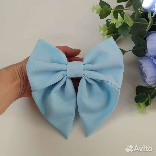 Банты для волос голубые/синие.Разные модели