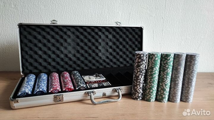 Покерный набор/кейс на 500 фишек