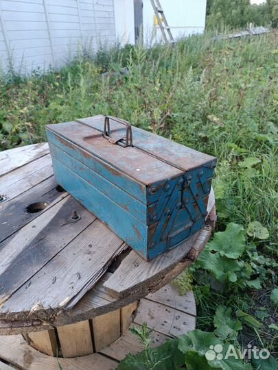 Ящик для инструмента металлический СССР