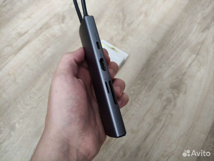 Как новый Type-C Hub adapter Baseus 8in1 4k 60Hz