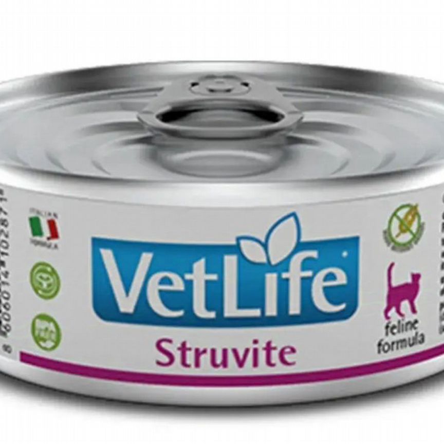 Vet Life Struvite влажный корм для кошек