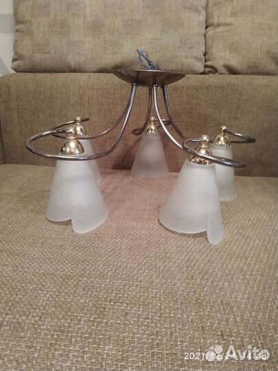 Люстра потолочная бу