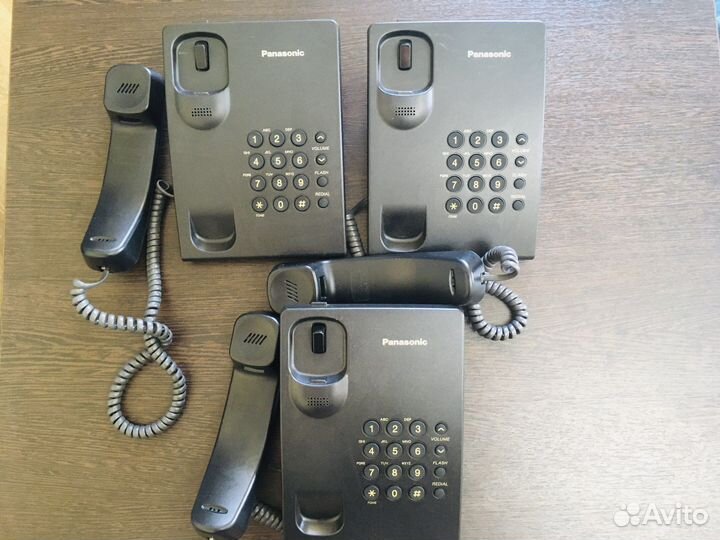 Телефон panasonic KX-TS2350RUB (черный)