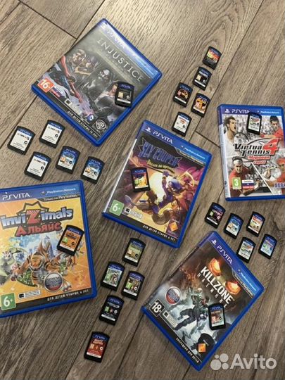 23 игр на картриджах для PS Vita (одним лотом)