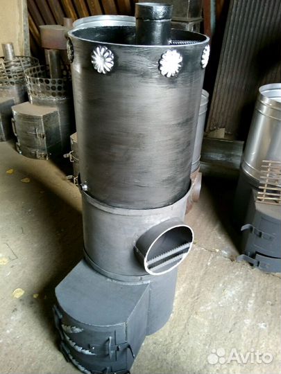 Печи банные из трубы