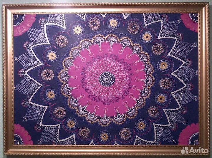 Мандала на холсте