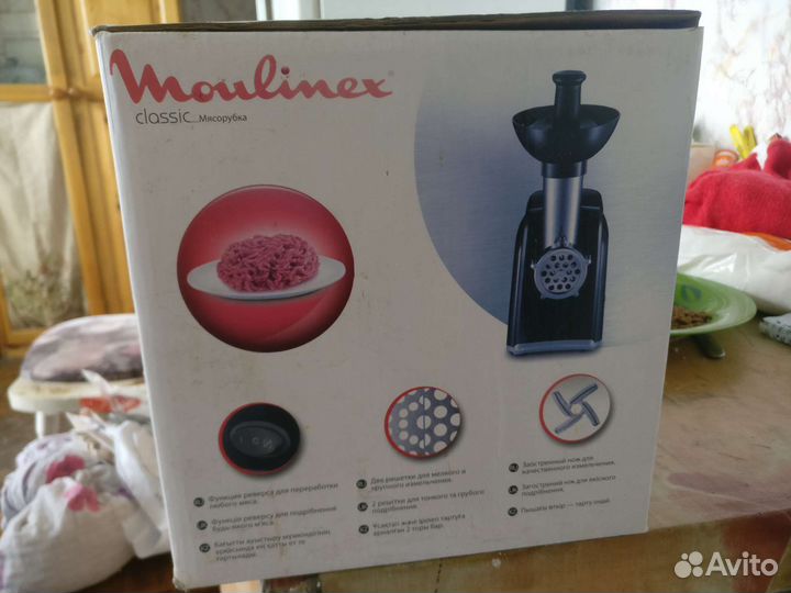 Мясорубка Moulinex ME 105830 Black