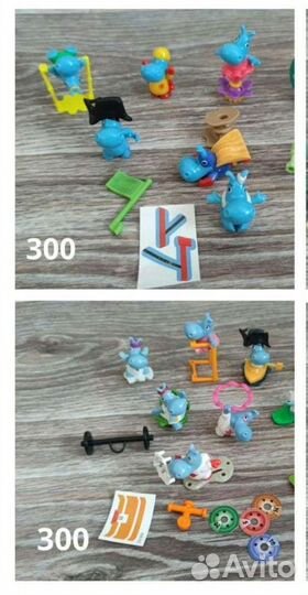 Игрушки из киндер сюрпризов