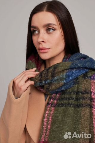 Палантин шарф женский теплый платок