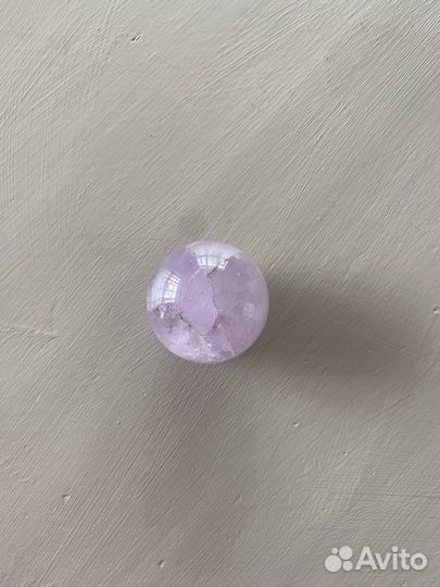 Шар из аметиста и карца диаметр 4 си