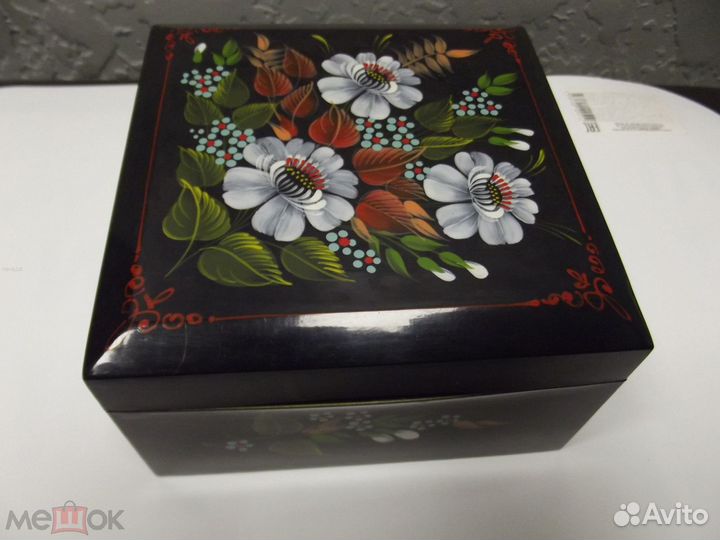 Шкатулка дерево лаковая миниатюра СССР