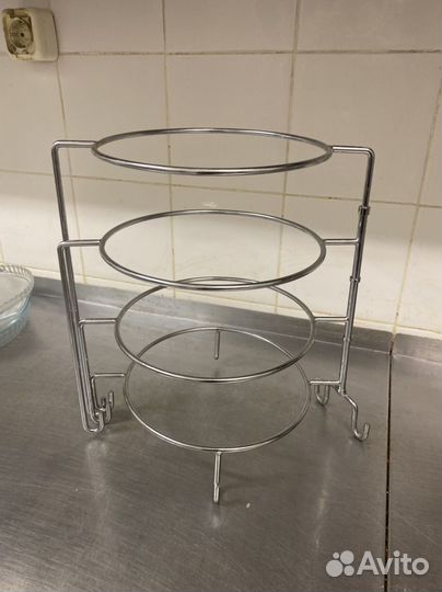 Стойка фуршетная мелаллич, раздвижная высота 36 см