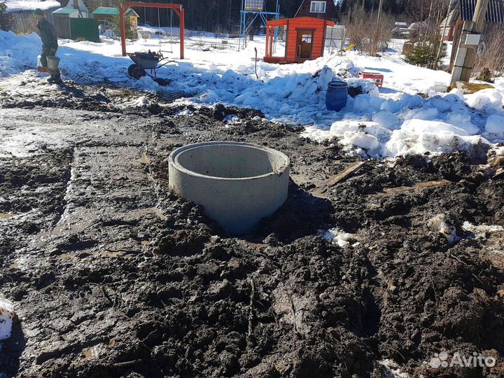Копка колодца.Чистка. Углубление