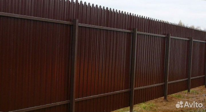 Забор из профнастила