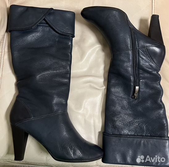 Сапоги женские натуральная кожа Италия,38