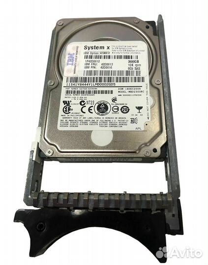 Жесткий Диск IBM 300GB 42D0613 SAS 2.5