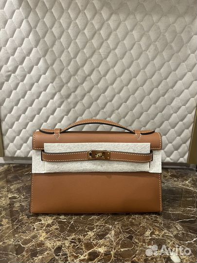 Сумка hermes kelly pochette swift