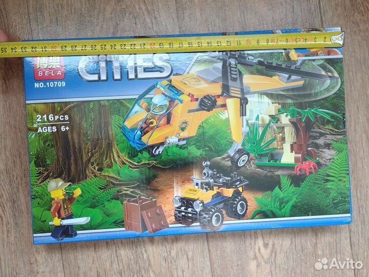 Lego City Джунгли Грузовой вертолёт исследователей