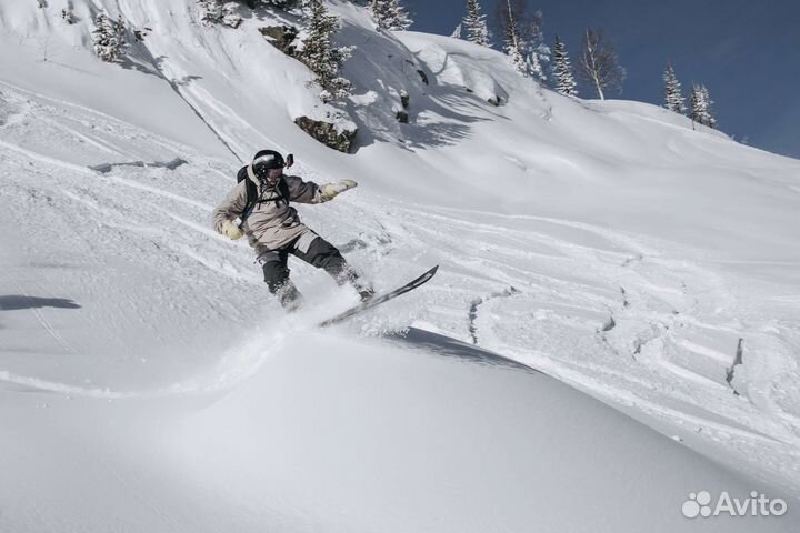 Фрирайд на ратраках в Шерегеше