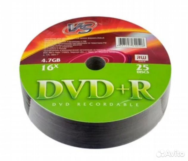 Чистые диски DVD+R 4.7Gb 16x