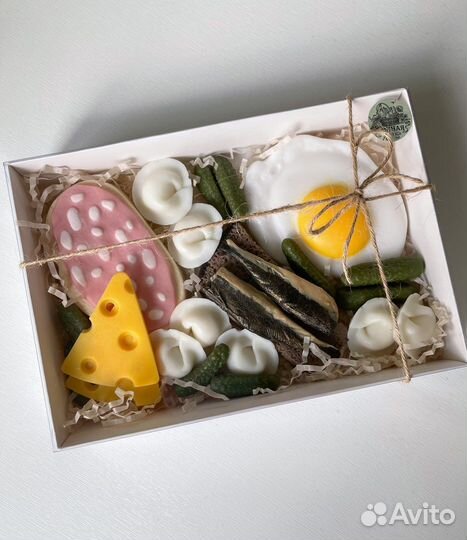 Мыло ручной работы новый год закуски