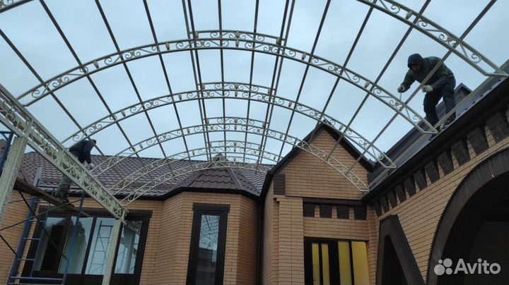 Кованые перила для лестниц