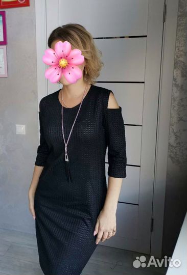 Вечернее платье черное 42 размер