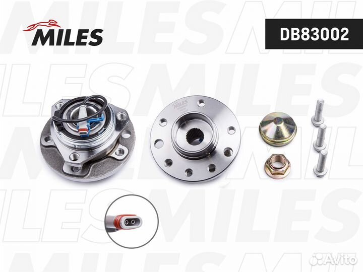 Ступица с подшипником opel astra H/zafira 04- пер