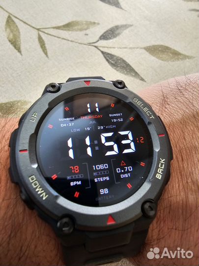 Смарт часы xiaomi amazfit t rex pro